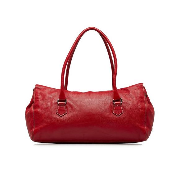 Pre Loved Prada Rolled Leather Shoulder Bag - Picture 3 of 11